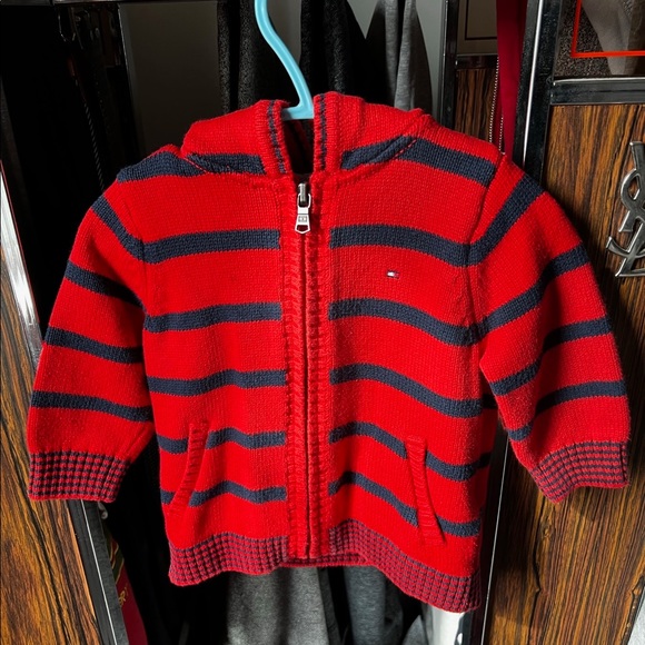 Tommy Hilfiger Striped Dress Up Sweater - Picture 1 of 4